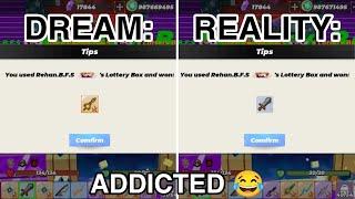 HOW TO GET ADDICTED TO LOTTERY 🫣 IN SKYBLOCK BLOCKMAN GO