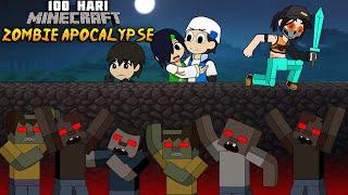 MAMAT & UNTI BERTAHAN DI PULAU ZOMBIE - ANIMASI MINECRAFT