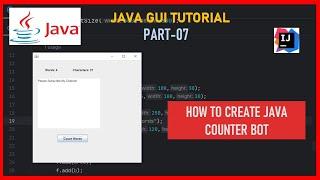 Java GUI Tutorial - 07  Java Counter Bot  Javax Swing  How to Create Multiple Password