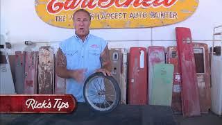 Salvage an Old Rubber Tire - Ricks Tips - American Restoration