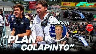 ¡¡Se ACABÓ WILLIAMS DETIENE el DESARROLLO del FW46 - REVELAN el “PLAN COLAPINTO” – SANCION LAWSON