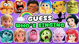 Guess Whos Singing ️ Disney Song Quiz Challenge  Inside Out 2 Moana Elsa Rapunzel