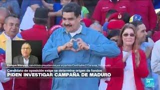 Enrique Márquez “Tenemos pruebas del uso de fondos públicos para la campaña de Nicolás Maduro”