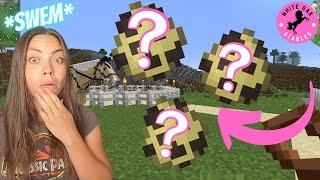 SPAWNING 3 SURPRISE *SWEM* HORSES  White Oak Stables  Minecraft Equestrian Mod