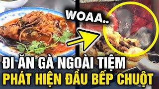 Chuẩn bị thưởng thức DĨA ĐÙI GÀ NÓNG HỔI thực khách thấy cảnh muốn NO NGANG  Tin 3 Phút