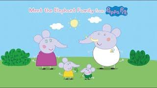 Meet the Elephant Family   Peppa Pig Official Clips