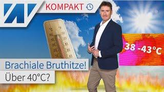 Brachiale Bruthitze in Teilen Deutschlands Hitzehöhepunkt am Wochenende. 40 °C MÖGLICH