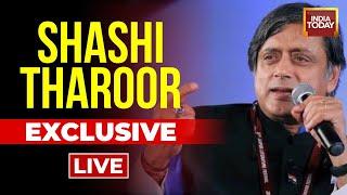 Watch Live Shashi Tharoor Exclusive Interview To India Today  BBC Documentary Row