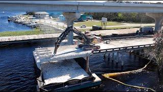 Check out this Bridge Demolition in DeLand Florida