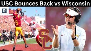 REACTION USC Football vs Wisconsin  USC BOUNCES BACK