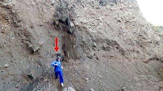 This is What Happenes if This Part of The Sand Cliff Is Collapsed