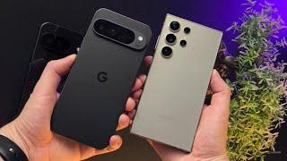 Google Pixel 9 Pro XL vs Samsung Galaxy S24 Ultra - LIVE HANDS-ON 