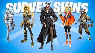 All 67+ Unreleased Survey Skins in Fortnite New Survey Skins