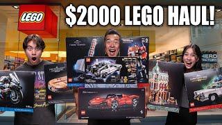$2000 LEGO HAUL Most Expensive LEGO Store Shopping Trip Ever