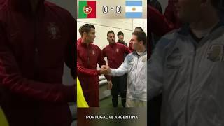 Portugal vs Argentina  Ronaldo vs Messi