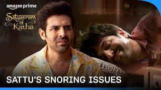 How To Stop Snoring?  Kartik Aaryan  Satyaprem Ki Katha  Prime Video India