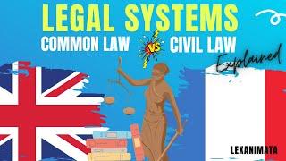 Common Law vs Civil Law Legal Systems explained