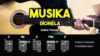 Musika - Dionela  Easy Guitar Chords Tutorial For Beginners CHORDS & LYRICS #guitarlesson