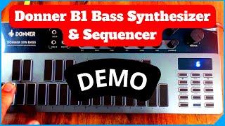 Donner B1 Bass Synthesizer Demo and Overview