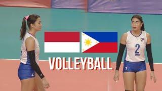 FULL HD INDONESIA - PHILIPPINES l Womens Volleyball