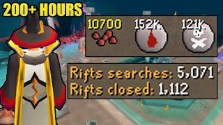 Loot from 200 Hours of Guardians of the Rift HC Group Ironman #53 OSRS