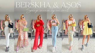 HUGE ASOS & BERSKHA SPRING SUMMER HAUL ALL THE COLOURFUL PIECES  India Moon