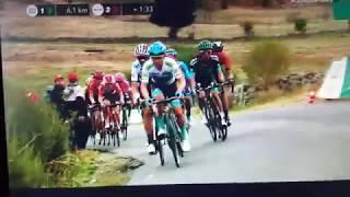 Tadej Pogačar napad in zmaga 20 etapa Vuelta 2019 part 22 Magnificent attack Puerto de Pena Negra