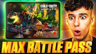 *NEW* MAXED BATTLE PASS IN COD MOBILE FULLY UNLOCKED