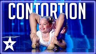 AMAZING KID CONTORTIONIST on Romanias Got Talent  Kids Got Talent