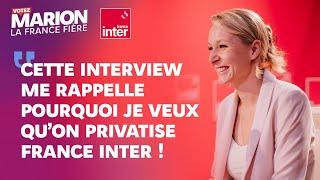 Marion Maréchal invitée de France Inter