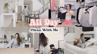 ALL DAY Clean With Me 2023 Cleaning my entire House 