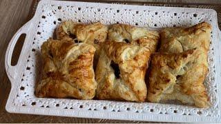 Dy molle dhe nje pako sfoliat nje Embelsir per 5 min dhe e shijshme puff pastry with apples