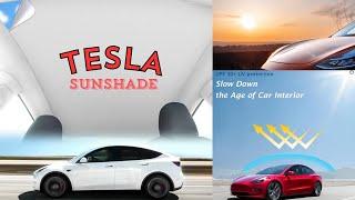 The Must-Have Tesla Sunshade for Hot Weather