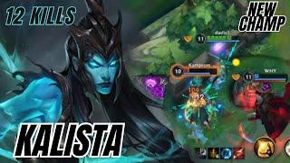 Wild Rift - KALISTA New Champion Gameplay  Build & Runes