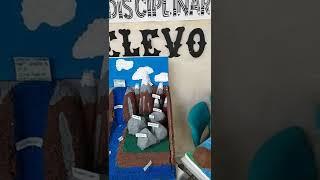 exposição maquetes relevo - Escola Antônica Giroldo Franciosi - 4 ano - Lavínia Volpato