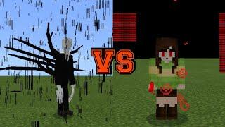 Slenderman vs God Chara in minecraft pe