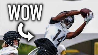 George Pickens Steelers Training Camp Highlights ᴴᴰ