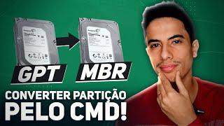 Como formatar partição GPT para MBR ou vice-versa