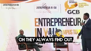 Entrepreneur In You Campus Tour with Dr Maxwell Ampong  Dont lie to the Bank