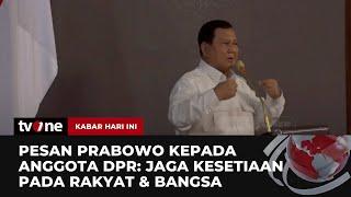 Pesan Presiden Terpilih Prabowo Subianto Untuk Kader Gerindra yang Lolos ke Senayan  tvOne