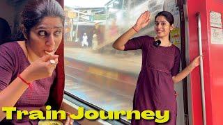 Our 1st train Journey after wedding  Sam & Prasi ️️