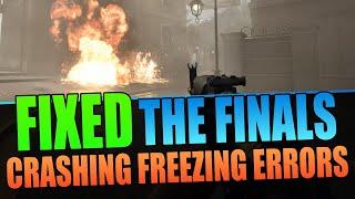 FIX The Finals Crashing Freezing Not Launching On PC