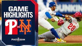 Phillies vs. Mets NLDS Game 3 Highlights 10824  MLB Highlights