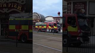 Blackpool North Pier ‘fire’ incident #blackpool #northpier #fireengines #firefighters
