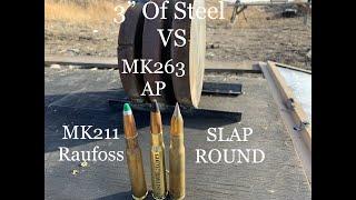 50 Cals Fastest Rounds vs 3 of Steel Test #2