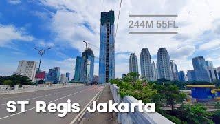 St Regis Hotel & Residences Jakarta Update 244m 55fl & 132m 30fl. Sudah 50 Lantai 22 Maret 2020