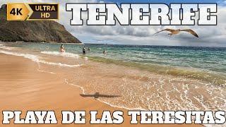 PLAYA DE LAS TERESITAS - SANTA CRUZ DE TENERIFE - 4K - 2023