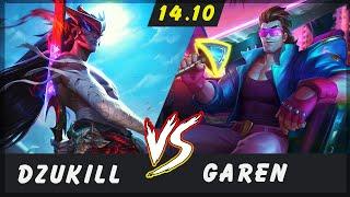 Dzukill - Yone vs Garen TOP Patch 14.10 - Yone Gameplay