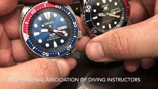 Battle of the Seiko Pepsi- PADI Turtle vs. Seiko 5 Sports