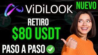 ViDiLOOK RETIRO PASO A PASO PRUEBA DE PAGO RETIRANDO $80 USDT WITHDRAWAL LIVE PAYMENT PROOF